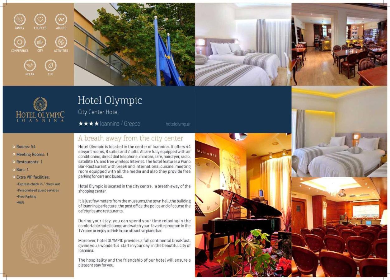 Hotel Olympic Ioannina Bagian luar foto